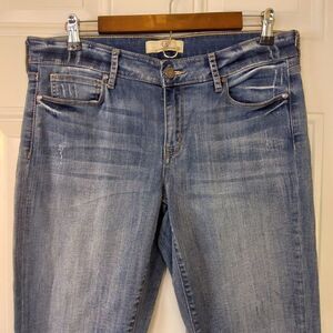 CJ by Cookie Johnson Glory slim boyfriend mildly distressed crop jeans